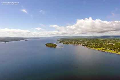 On the Bras d’Or Lake on Cape Breton Island