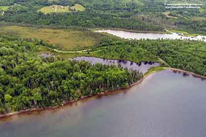 On the Bras d’Or Lake on Cape Breton Island