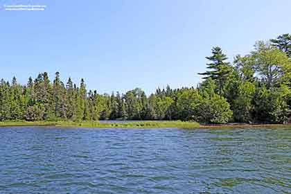 On the Bras d’Or Lake on Cape Breton Island