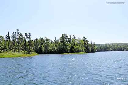 On the Bras d’Or Lake on Cape Breton Island