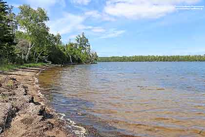 On the Bras d’Or Lake on Cape Breton Island