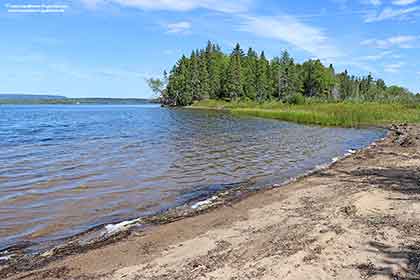 On the Bras d’Or Lake on Cape Breton Island