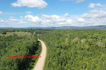 property near Bras d’Or lake for sale on Cape Breton Island, Orangedale Cameron Road