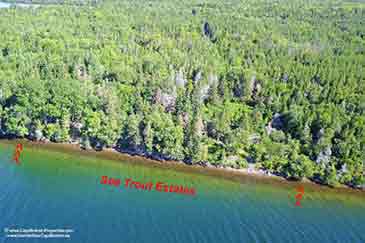 Sea Trout Estate - 20 acr Bras d'Or Lake property for sale on Cape Breton Island, Nova Scotia, Canada