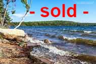 2.3 acr waterfront property at the Bras d’Or Lake on Cape Breton for sale Nova Scotia Canada