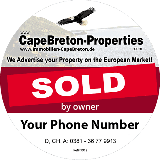 For Sale sign Cape Breton Properties